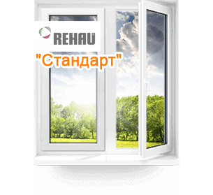 Двухстворчатое окно